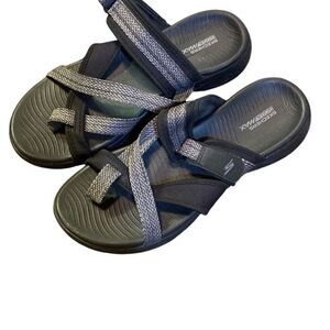 Skechers Reggae Brown Rasta Vegan Strap Sport Sandal 9